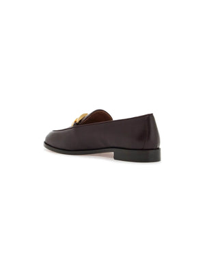 Brandi Smooth Leather Loafers-AQUAZZURA-JOHN JULIA