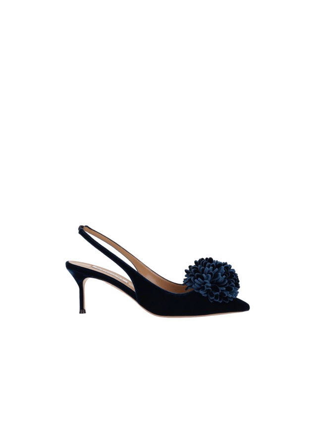 Couturier Slingbacks In Velvet-AQUAZZURA-JOHN JULIA