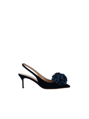 Couturier Slingbacks In Velvet-AQUAZZURA-JOHN JULIA