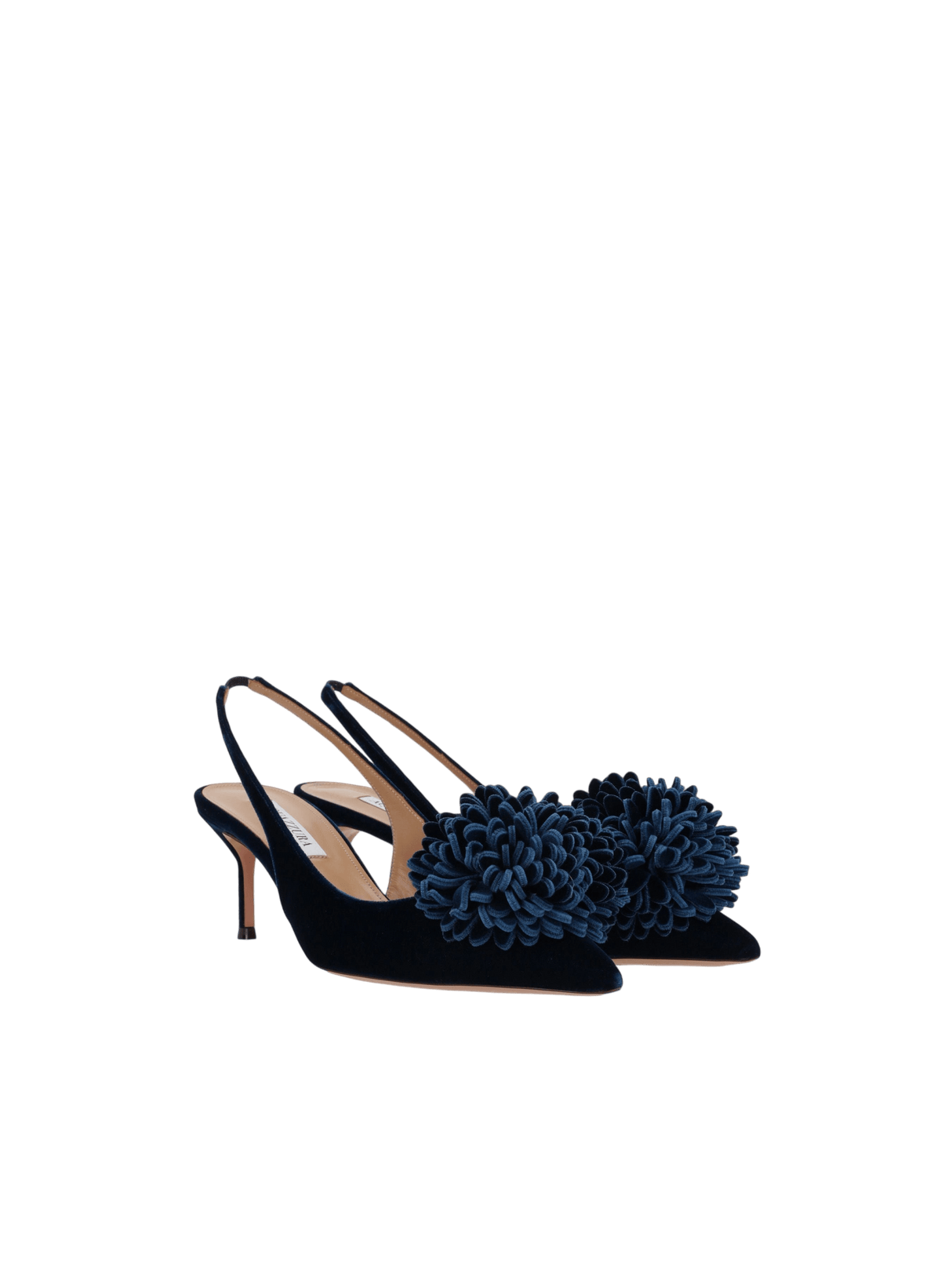 Couturier Slingbacks In Velvet-AQUAZZURA-JOHN JULIA