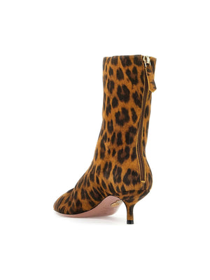 Leopard Print Montmartre Bootie 50 Suede Ankle Boots.