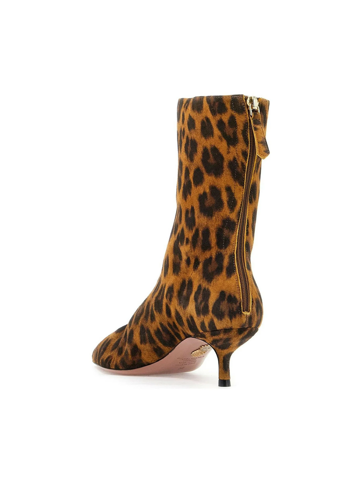 Leopard Print Montmartre Bootie 50 Suede Ankle Boots.