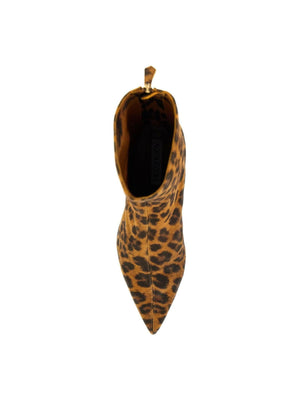 Leopard Print Montmartre Bootie 50 Suede Ankle Boots.