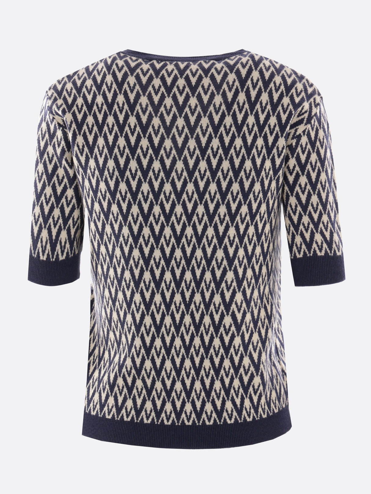 Toute La V Jacquard Sweater-Valentino Garavani-JOHN JULIA