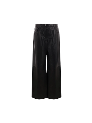 Catania Leather Wide-leg Pants-ARMA-JOHN JULIA