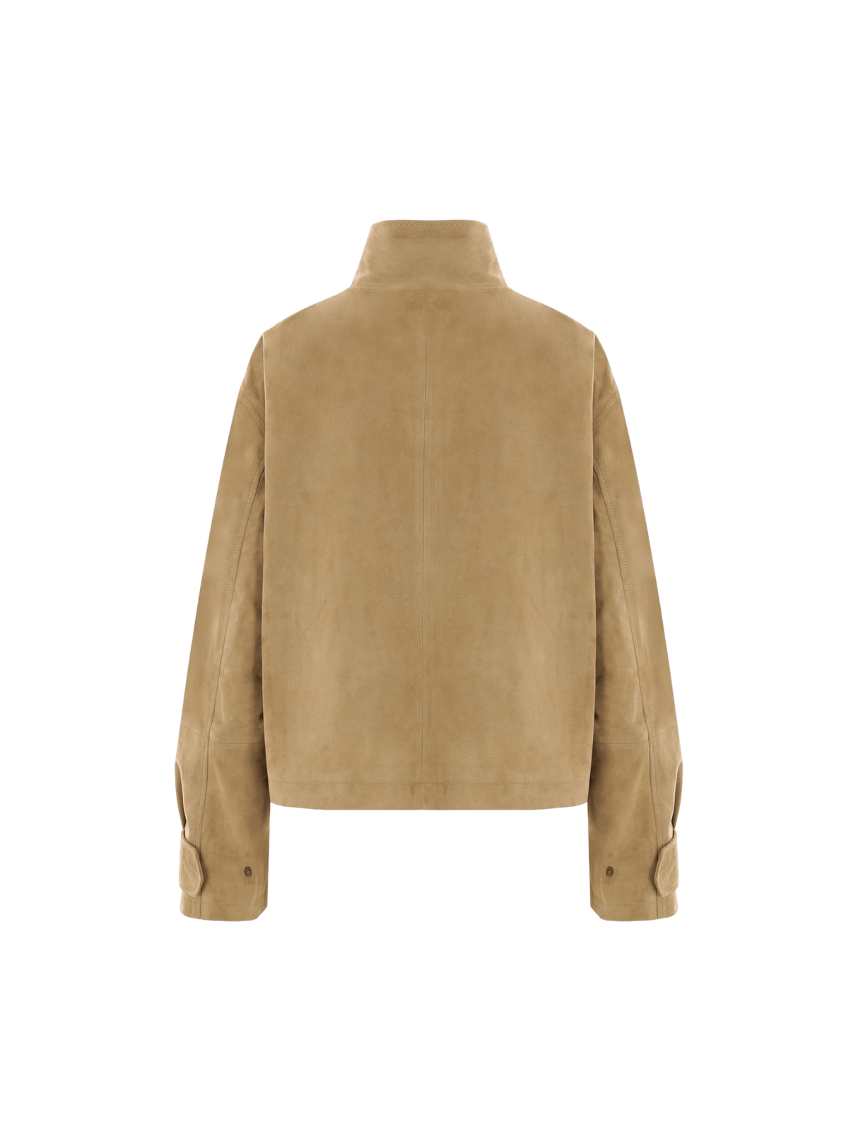 Garine Suede Full-zip Jacket-ARMA-JOHN JULIA