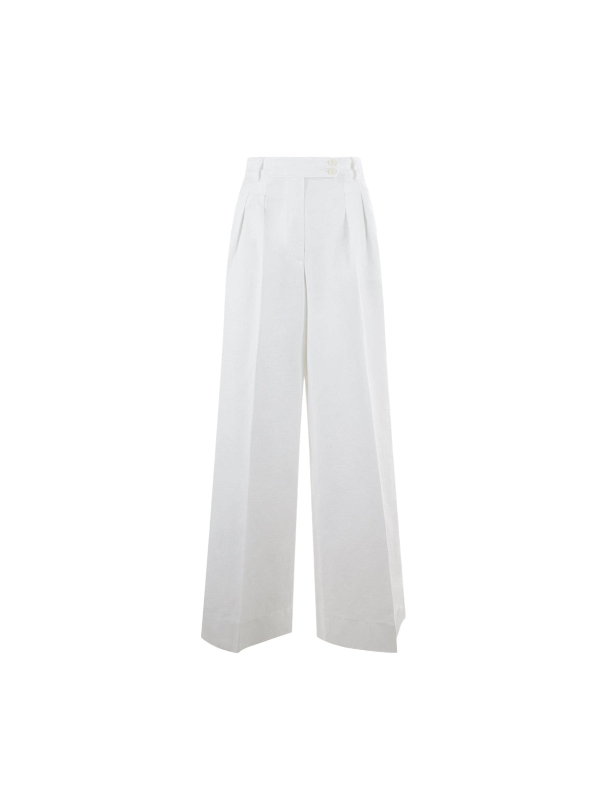 Bull Denim Wide-leg Pants-ASPESI-JOHN JULIA