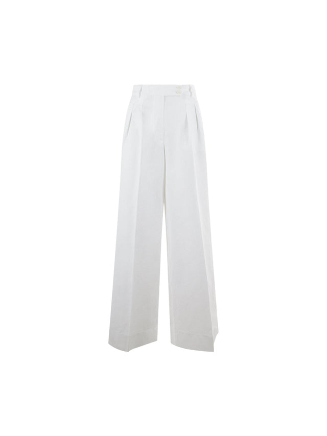 Bull Denim Wide-leg Pants-ASPESI-JOHN JULIA