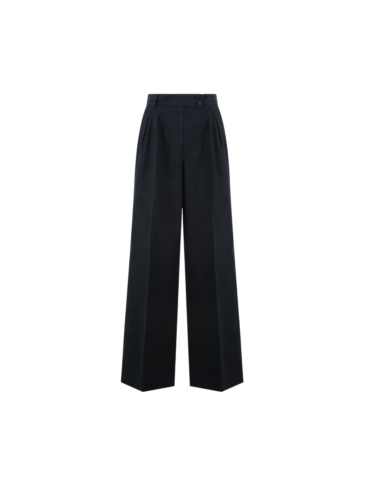 Bull Denim Wide-leg Pants-ASPESI-JOHN JULIA