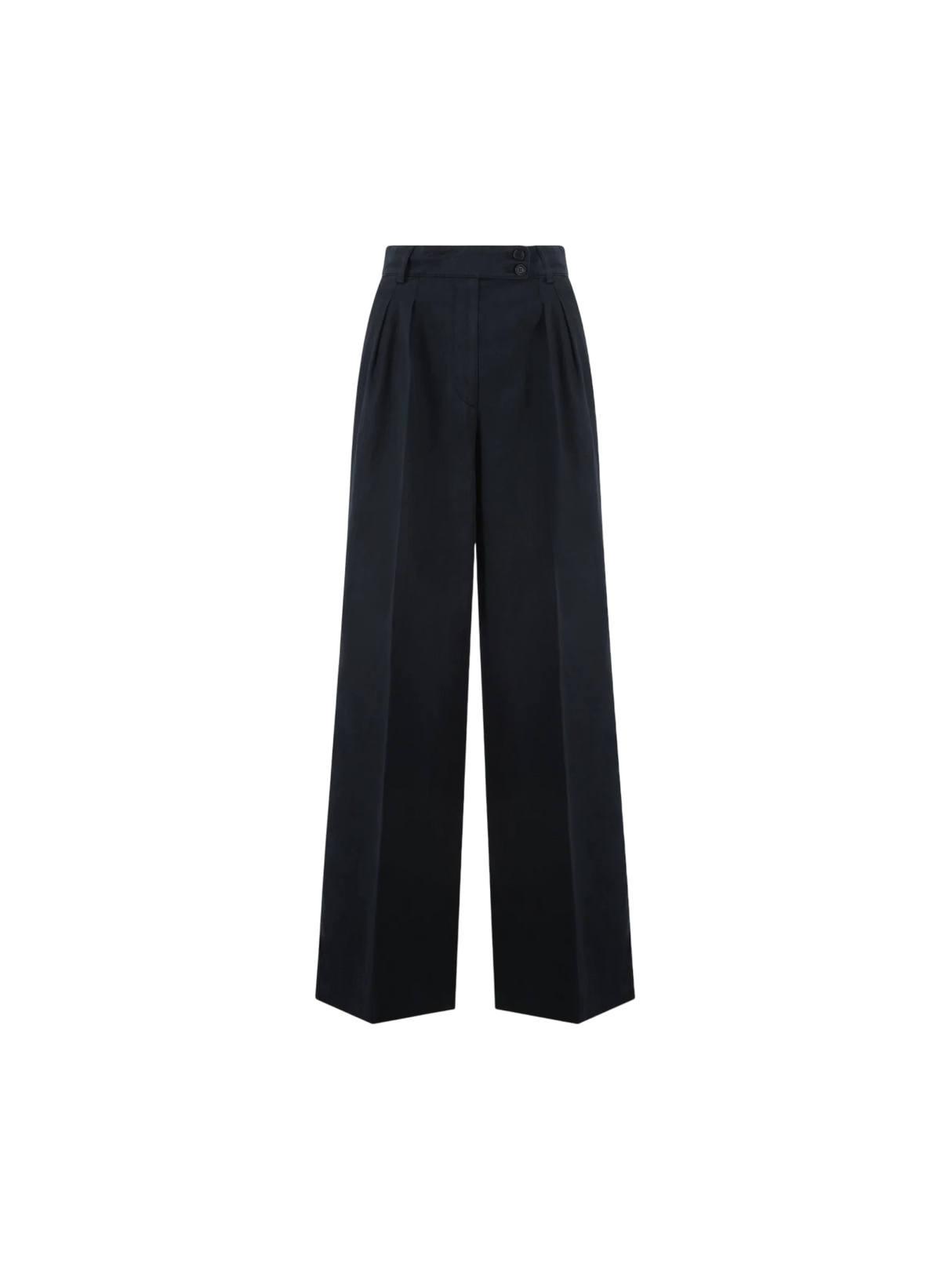 Bull Denim Wide-leg Pants-ASPESI-JOHN JULIA