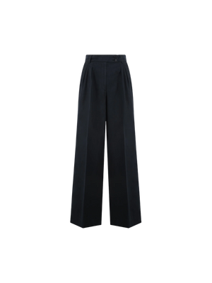 Bull Denim Wide-leg Pants-ASPESI-JOHN JULIA