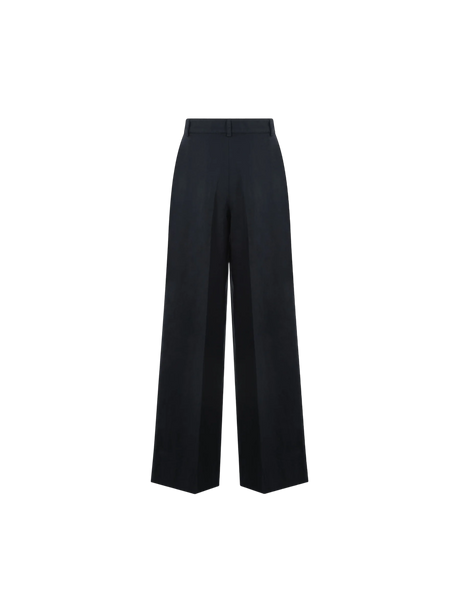 Bull Denim Wide-leg Pants-ASPESI-JOHN JULIA