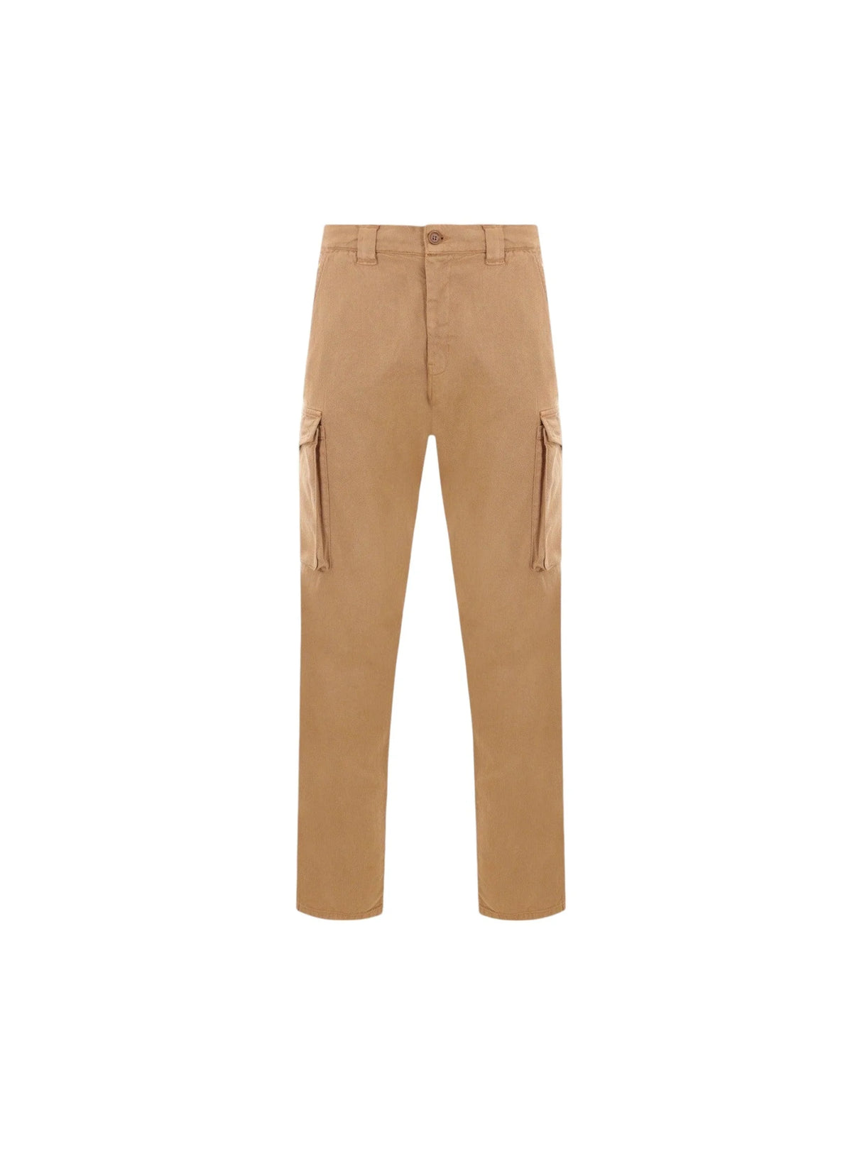 Cargo Pocket Cotton Trousers-Aspesi-JOHN JULIA