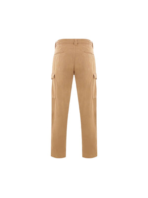 Cargo Pocket Cotton Trousers-Aspesi-JOHN JULIA