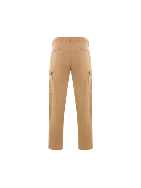 Cotton Blend Cargo Trousers-ASPESI-JOHN JULIA