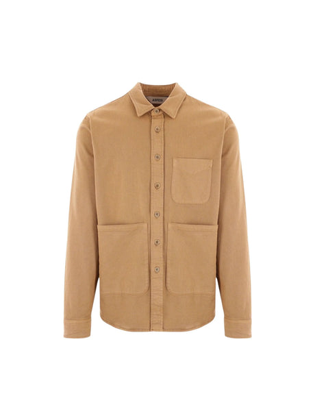 Cotton Blend Utility Shirt-ASPESI-JOHN JULIA