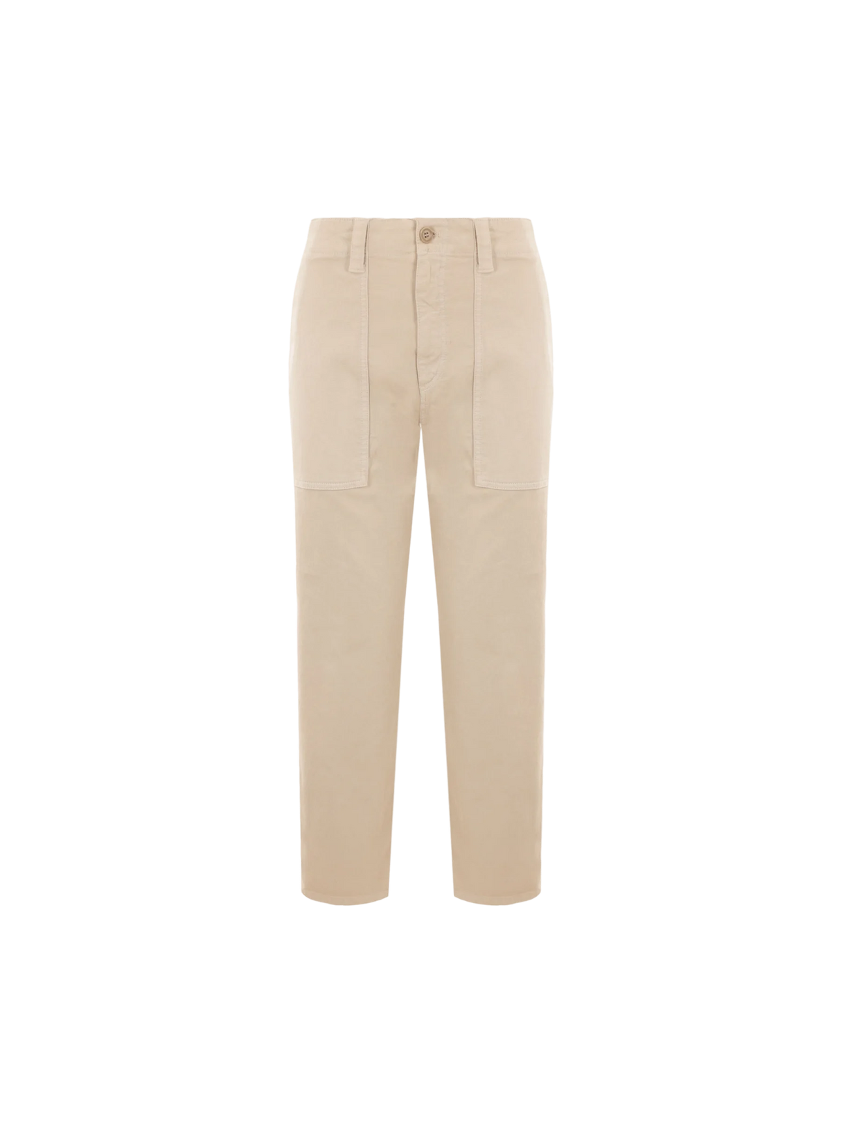 Cropped Gabardine Trousers-Aspesi-JOHN JULIA