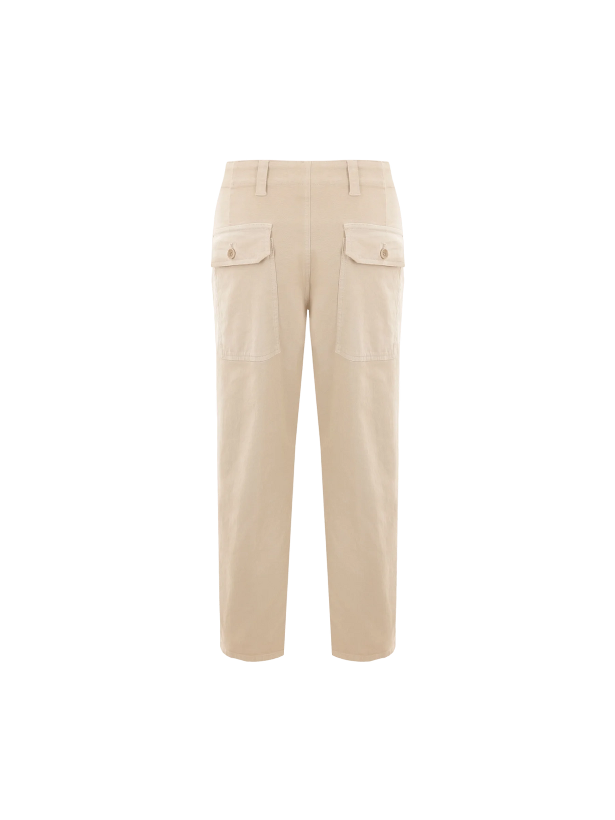 Cropped Gabardine Trousers-Aspesi-JOHN JULIA