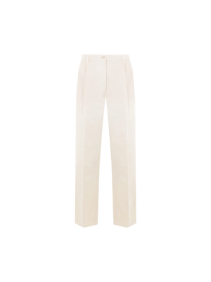 Gabardine Darted Trousers-ASPESI-JOHN JULIA