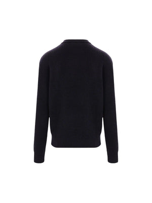 Ribbed Wool Half-zip Sweater-ASPESI-JOHN JULIA