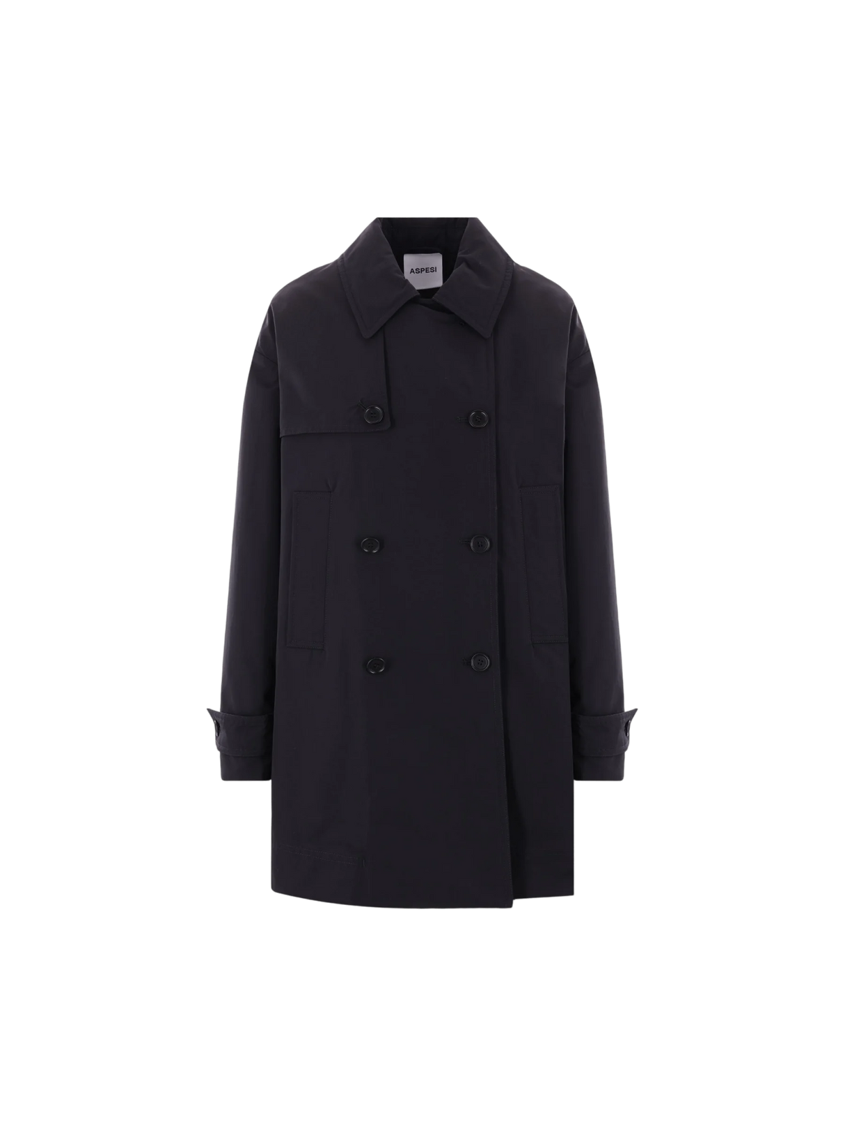 Scarlett Short Trench Coat-ASPESI-JOHN JULIA