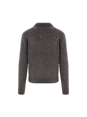 Shetland Wool Cardigan-ASPESI-JOHN JULIA