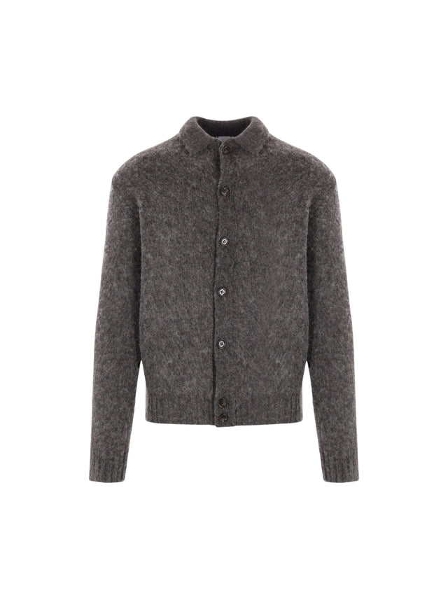 Shetland Wool Cardigan-ASPESI-JOHN JULIA