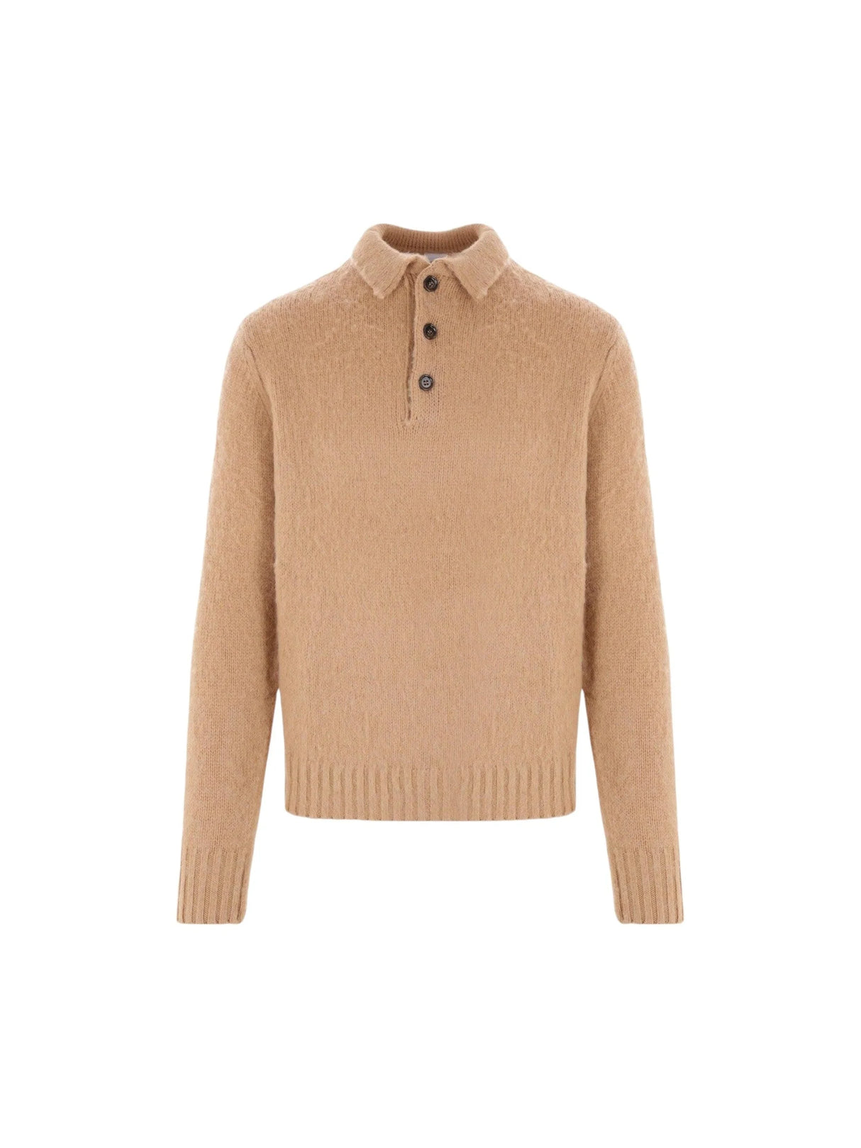 Shetland Wool Polo Sweater-ASPESI-JOHN JULIA