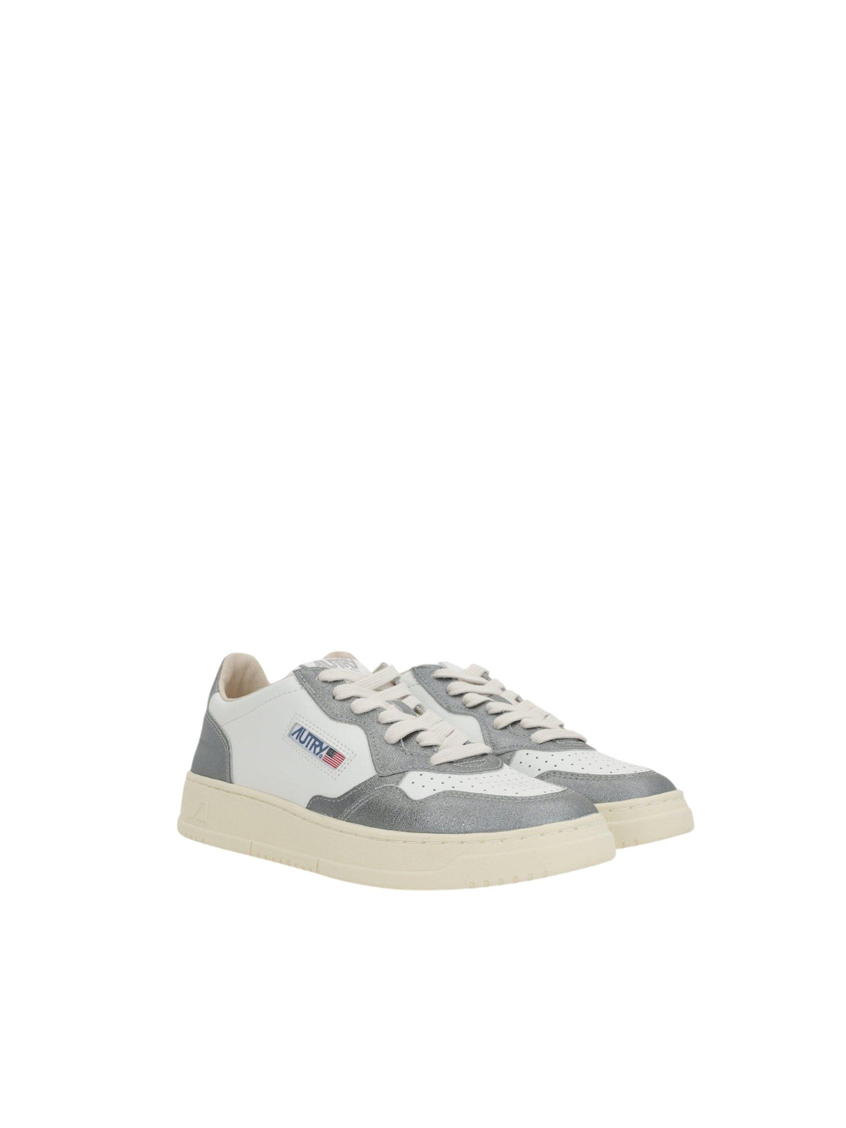 Medalist Sneakers In Smooth Laminated Leather-AUTRY-JOHN JULIA