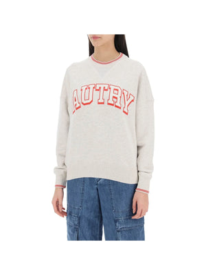 AUTRY-Varsity Sweatshirt in Cotton-Blend French Terry-JOHN JULIA