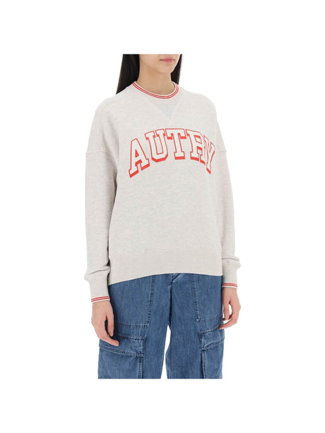 AUTRY-Varsity Sweatshirt in Cotton-Blend French Terry-JOHN JULIA