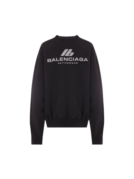 Activewear Jersey Sweatshirt-BALENCIAGA-JOHN JULIA