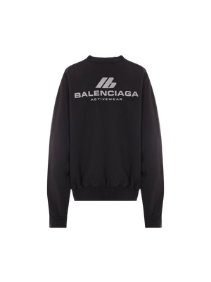 Activewear Jersey Sweatshirt-BALENCIAGA-JOHN JULIA