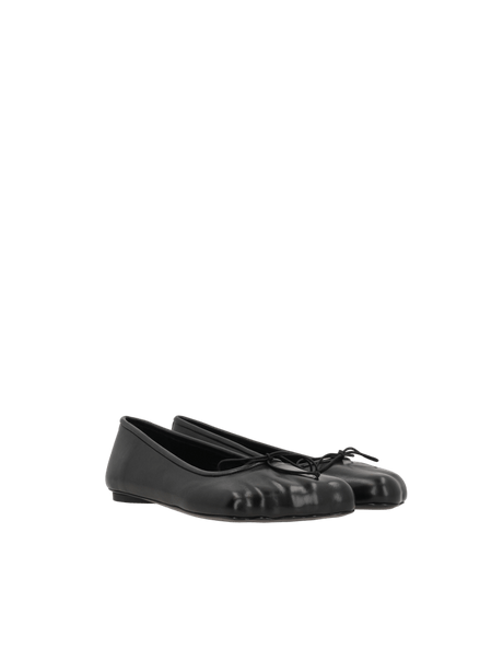 Anatomic Smooth Leather Ballerinas-BALENCIAGA-JOHN JULIA