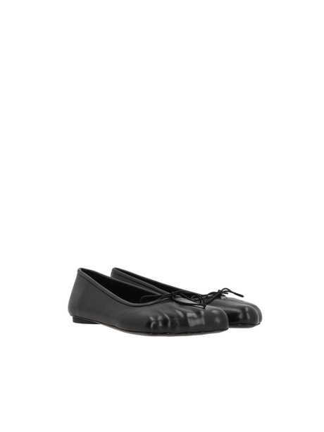 Anatomic Smooth Leather Ballerinas-BALENCIAGA-JOHN JULIA