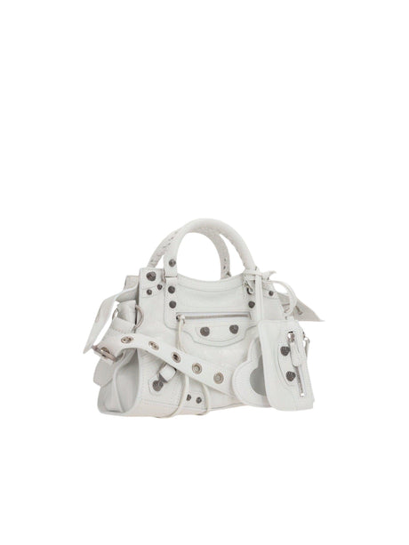 Arena Leather Neo Cagole Handbag-BALENCIAGA-JOHN JULIA