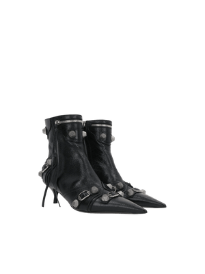 Cagole Ankle Boots in Arena Leather-BALENCIAGA-JOHN JULIA