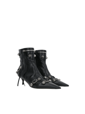 Cagole Ankle Boots in Arena Leather-BALENCIAGA-JOHN JULIA