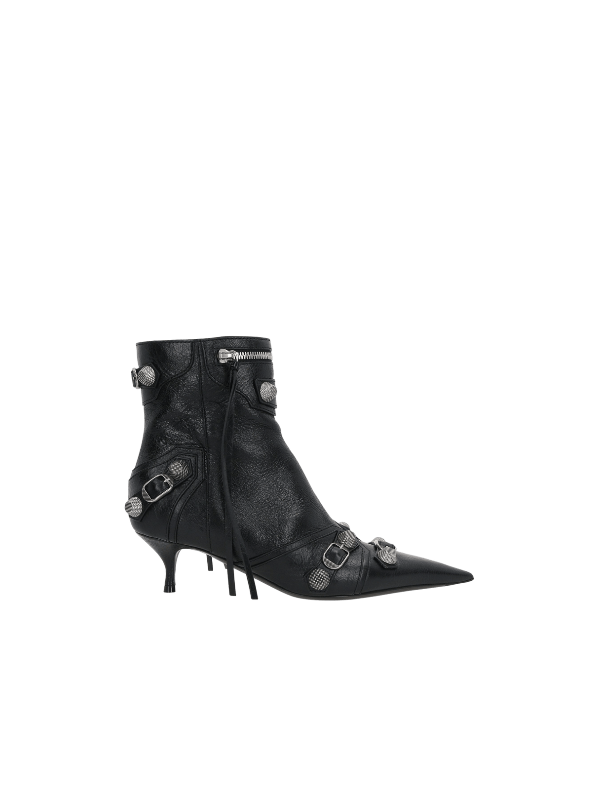 Cagole Ankle Boots in Arena Leather-BALENCIAGA-JOHN JULIA