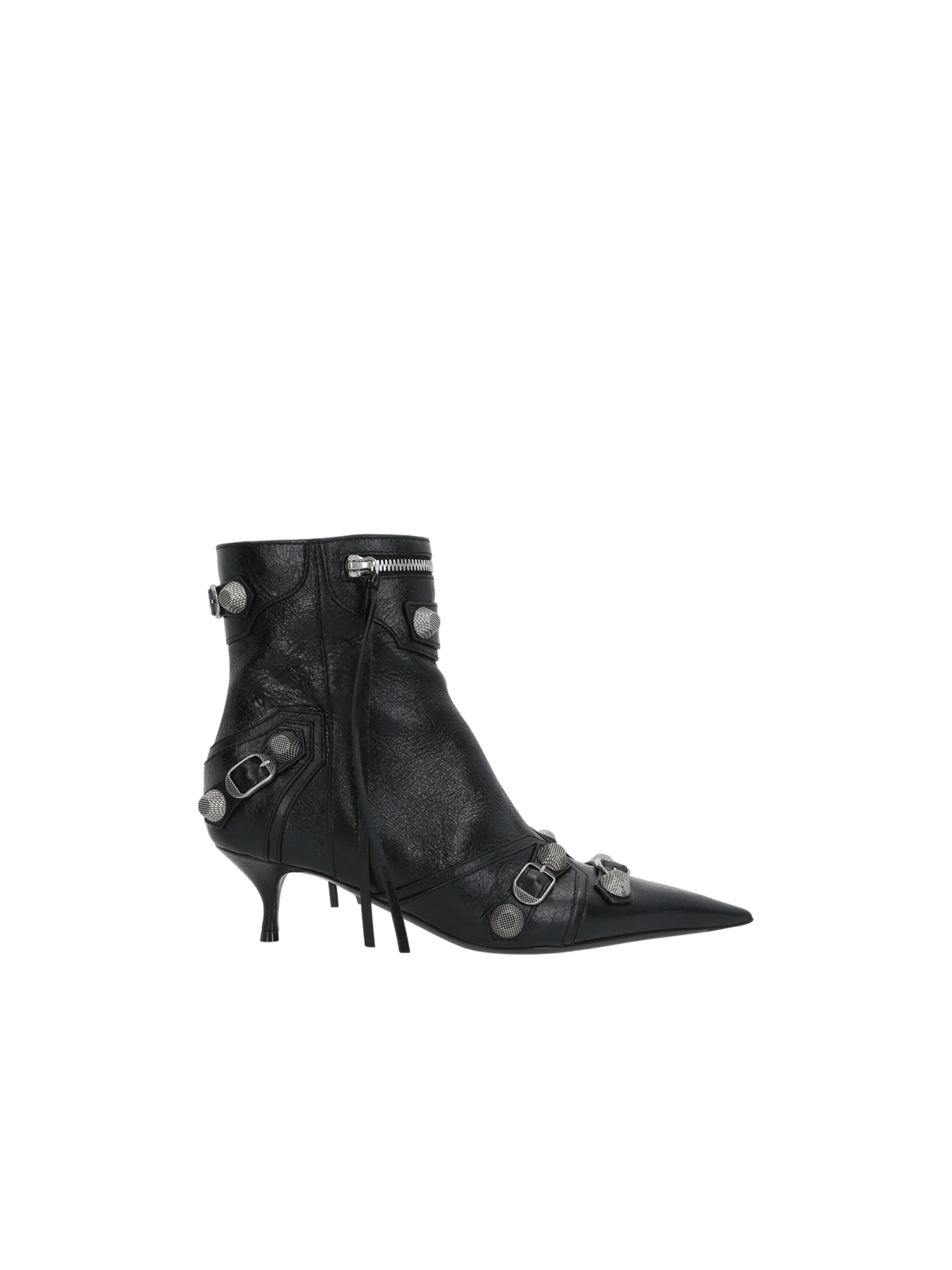 Cagole Ankle Boots in Arena Leather-BALENCIAGA-JOHN JULIA