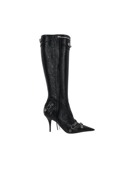 Cagole Boots in Arena Leather-BALENCIAGA-JOHN JULIA