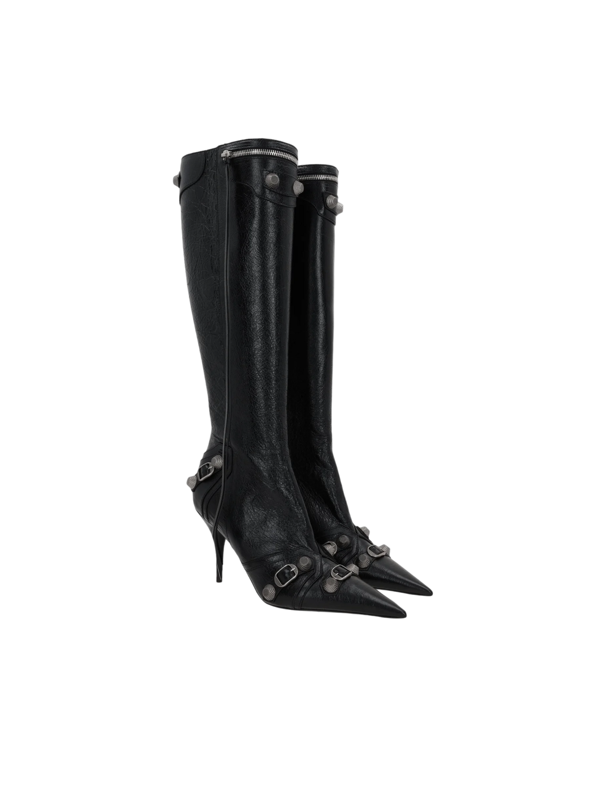 Cagole Arena Leather Boots-Balenciaga-JOHN JULIA