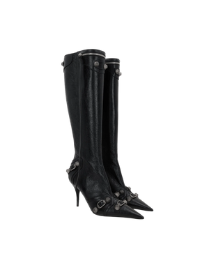 Cagole Arena Leather Boots-Balenciaga-JOHN JULIA