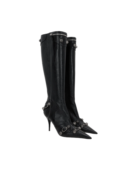 Cagole Boots in Arena Leather-BALENCIAGA-JOHN JULIA