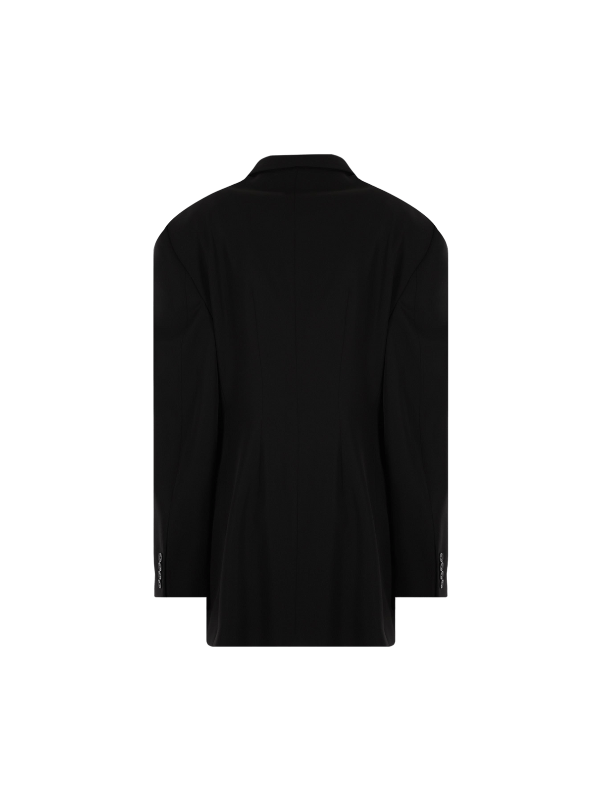 Cinched Double-breasted Wool Jacket-BALENCIAGA-JOHN JULIA