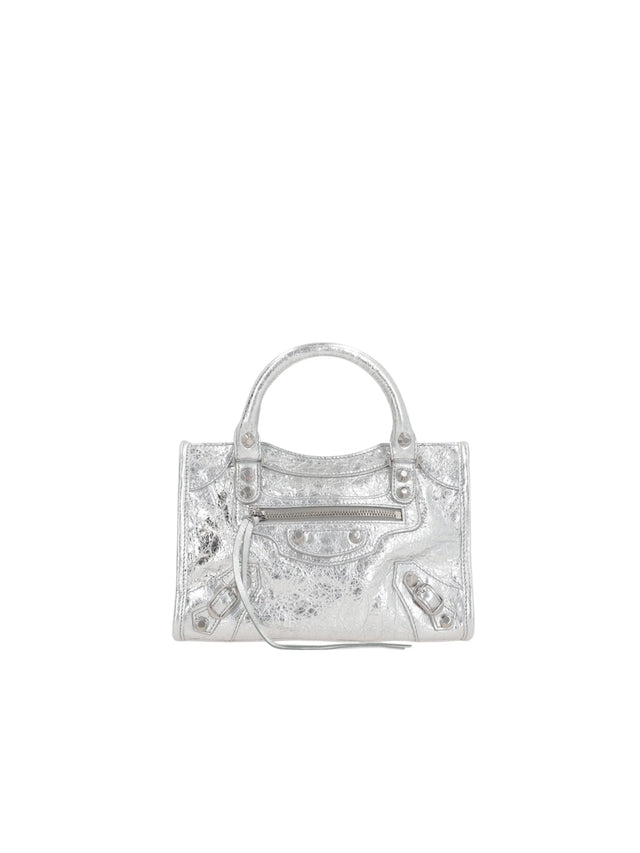 City Mini Arena Leather Handbag-BALENCIAGA-JOHN JULIA