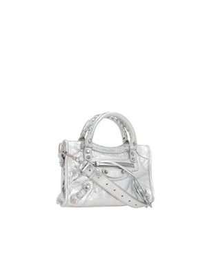 City Mini Arena Leather Handbag-BALENCIAGA-JOHN JULIA