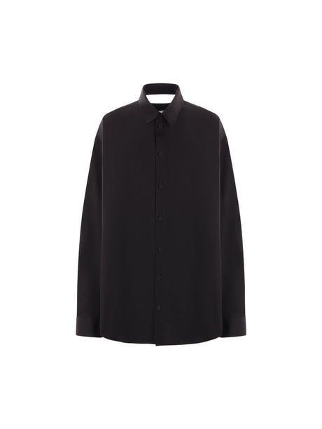 Cotton Poplin Shirt Dress-BALENCIAGA-JOHN JULIA