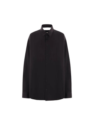 Cotton Poplin Shirt Dress-BALENCIAGA-JOHN JULIA