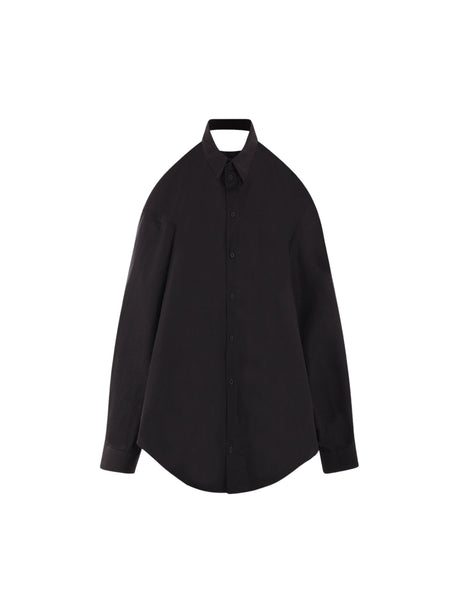 Cotton Poplin Shirt Dress-BALENCIAGA-JOHN JULIA